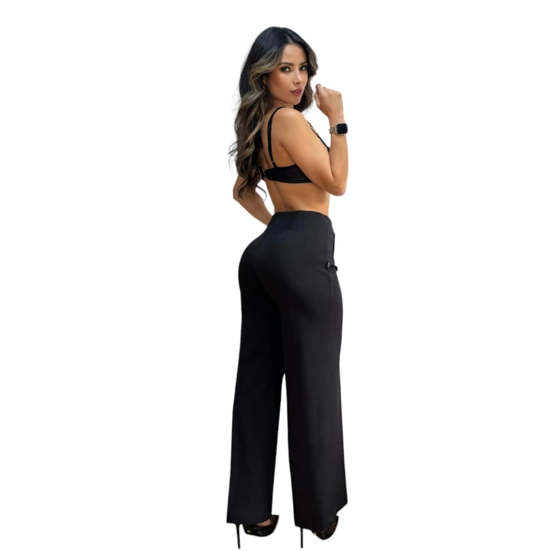 PANTALON PALAZZO NEGRO